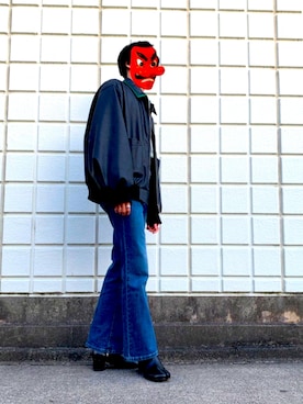 「endevice（エンデヴァイス）のアイテム（シューズ）」を使った、Ryuさん（メンズ・172cm）の冬コーディネート