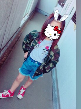 ちび🙈mama💜💛さんのコーディネート