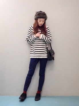 ya:maさん（レディース・160cm）の冬コーディネート