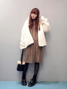 ya:maさん(レディース・160cm)の冬コーディネート