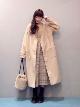 ya:maさん(レディース・160cm)の冬コーディネート