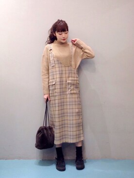ya:maさん(レディース・160cm)の冬コーディネート