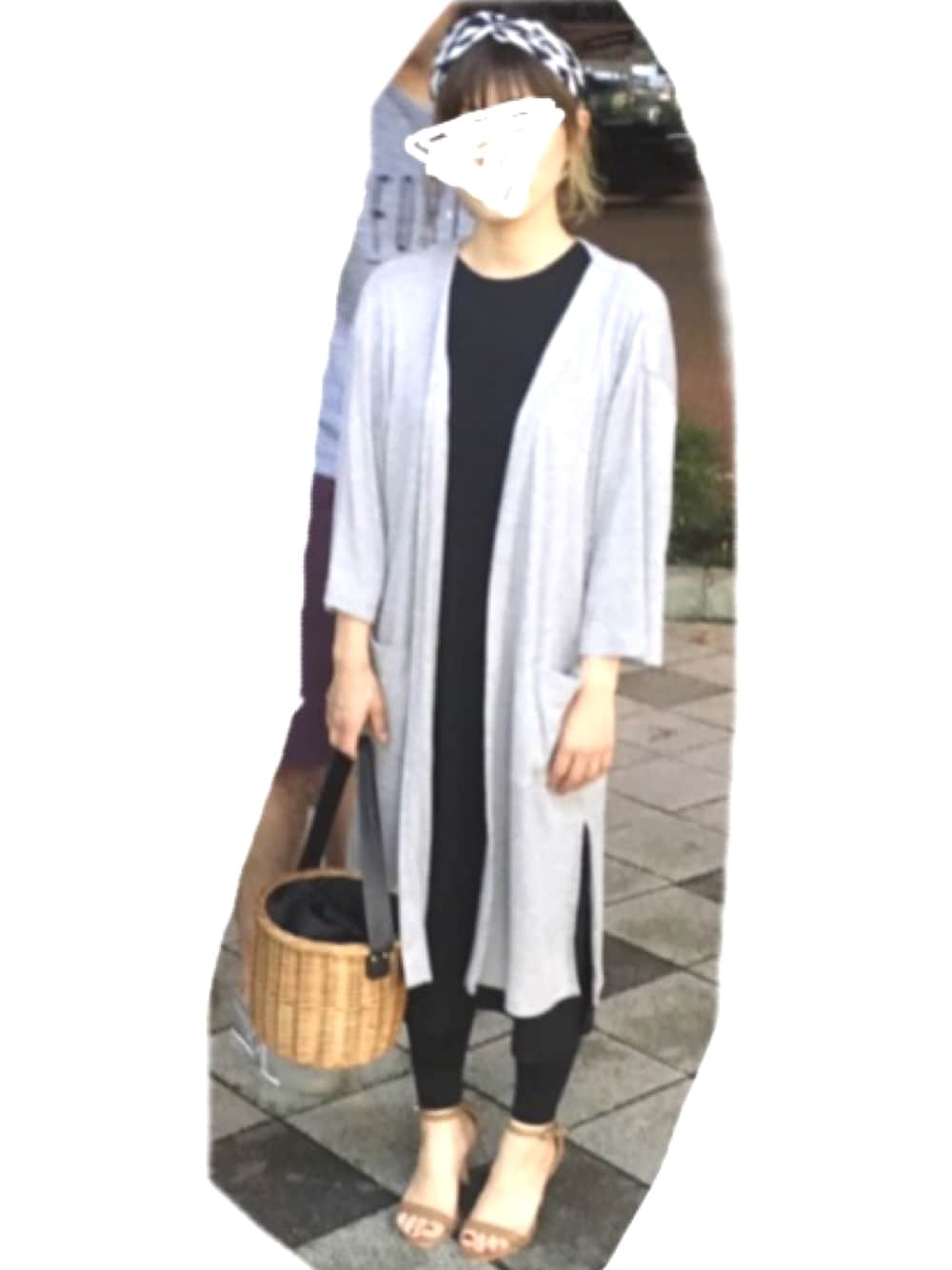 「ビアガーデン、街へおでかけ」｜「GRLのリブジャガードノースリワンピース（ワンピース、ブラック系）」を使った、☺︎cojicoji☺︎さん（レディース・152cm）の夏コーディネートの1枚目の写真