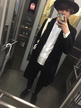 「チェスター」｜「アイテム（スニーカー）」を使った、Taigaさん（メンズ・180cm）の冬コーディネート