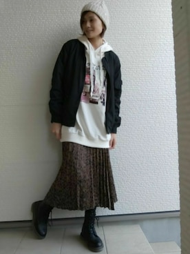 yu*さん（レディース・170cm）の冬コーディネート