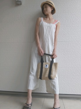 「ユニクロ」｜「アイテム（サンダル）」を使った、yu*さん（レディース・170cm）の春コーディネート