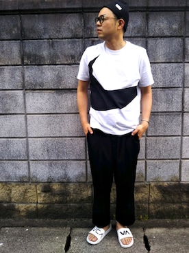 のたさん（メンズ・175cm）の春コーディネート