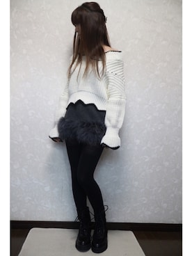 「Lily Brown」｜「アイテム（その他）」を使った、minminさん（レディース・155cm）の冬コーディネート