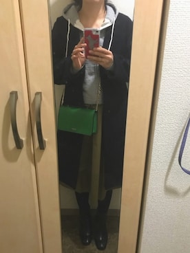 「IENA」｜「アイテム（ブーティ）」を使った、SKさん（レディース・159cm）の冬コーディネート