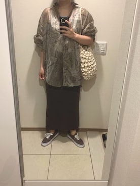 「シースルー」｜SKさん（レディース・159cm）の春コーディネート