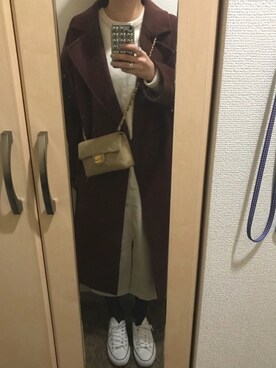 「IENA」｜SKさん（レディース・159cm）の冬コーディネート
