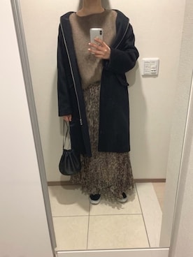 SKさん（レディース・159cm）の冬コーディネート