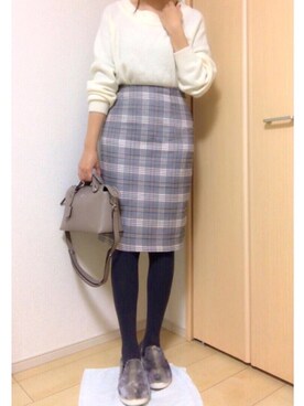 「dholic」｜「アイテム（スリッポン）」を使った、mii＊さん（レディース・165cm）の秋コーディネート
