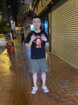 陳國強さん(メンズ・170cm)の冬コーディネート