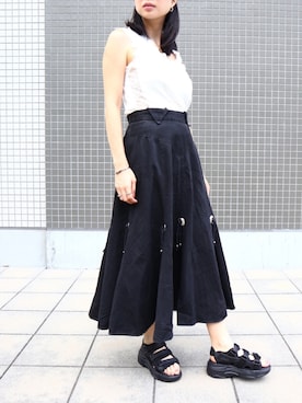 「Fabby fabby（ファビィーファビィー）のアイテム」を使った、FABBYFABBY.さん（レディース・160cm）の春コーディネート