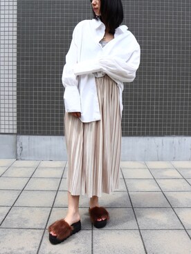 「Fabby fabby（ファビィーファビィー）のアイテム」を使った、FABBYFABBY.さん（レディース・160cm）の夏コーディネート