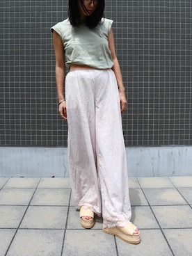 「Fabby fabby（ファビィーファビィー）のアイテム」を使った、FABBYFABBY.さん（レディース・160cm）の夏コーディネート