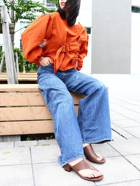 「Fabby fabby（ファビィーファビィー）のアイテム」を使った、FABBYFABBY.さん（レディース・160cm）の夏コーディネート