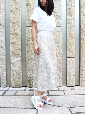 「Fabby fabby（ファビィーファビィー）のアイテム」を使った、FABBYFABBY.さん（レディース・160cm）の夏コーディネート