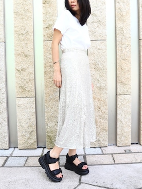 「Fabby fabby（ファビィーファビィー）のアイテム」を使った、FABBYFABBY.さん（レディース・160cm）の夏コーディネート