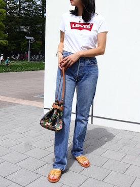 「Fabby fabby（ファビィーファビィー）のアイテム」を使った、FABBYFABBY.さん（レディース・160cm）の夏コーディネート