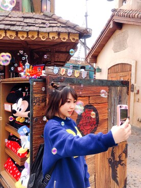 「iT（イット）のアイテム（トップス）」を使った、Paunchingさん（レディース・155cm）の冬コーディネート