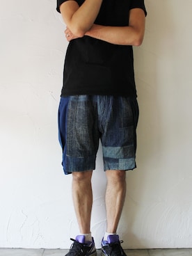 「FUNSET OF ART（ファンセットオブアート）のアイテム」を使った、SuKiMaさん（メンズ・177cm）の夏コーディネート