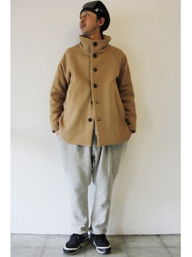 「FUNSET OF ART（ファンセットオブアート）のアイテム」を使った、SuKiMaさん（メンズ・177cm）の秋コーディネート