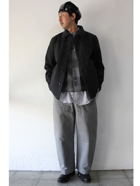 「ASEEDONCLOUD（アシードンクラウド）のアイテム」を使った、SuKiMaさん（メンズ・177cm）の冬コーディネート