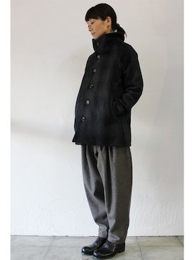 「FUNSET OF ART（ファンセットオブアート）のアイテム」を使った、SuKiMaさん（レディース・161cm）の冬コーディネート