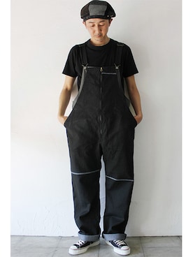 「FUNSET OF ART（ファンセットオブアート）のアイテム」を使った、SuKiMaさん（メンズ・177cm）の夏コーディネート