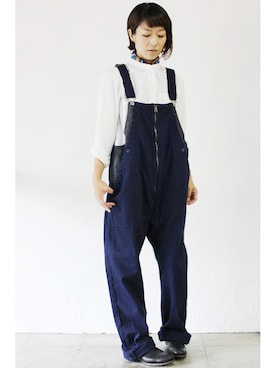 「FUNSET OF ART（ファンセットオブアート）のアイテム」を使った、SuKiMaさん（レディース・161cm）の夏コーディネート