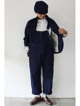 「セットアップコーデ」｜「アイテム（オールインワン・サロペット）」を使った、SuKiMaさん（メンズ・177cm）の夏コーディネート