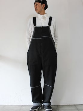 「FUNSET OF ART（ファンセットオブアート）のアイテム」を使った、SuKiMaさん（メンズ・177cm）の秋コーディネート