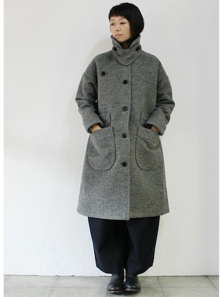 not684225 homspunホームスパン スプリングコート not684225 homspun