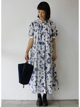 「傳 tutaee（ツタエ）のアイテム」を使った、SuKiMaさん（レディース・161cm）の春コーディネート