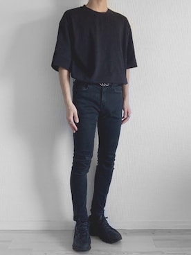 「アイテム（リング）」を使った、Rさん（メンズ・175cm・10代）の秋コーディネート
