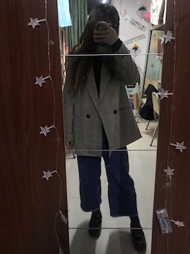 「PULL&BEAR（プルアンドベア）のアイテム（その他シューズ）」を使った、Baybaylee_さん（レディース・160cm）の春コーディネート