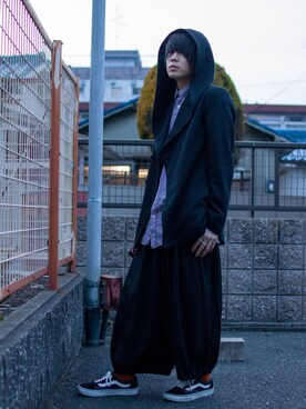 「GITMAN BROS.（ギットマンブラザーズ）のアイテム」を使った、りょーたさん（メンズ・169cm）の冬コーディネート