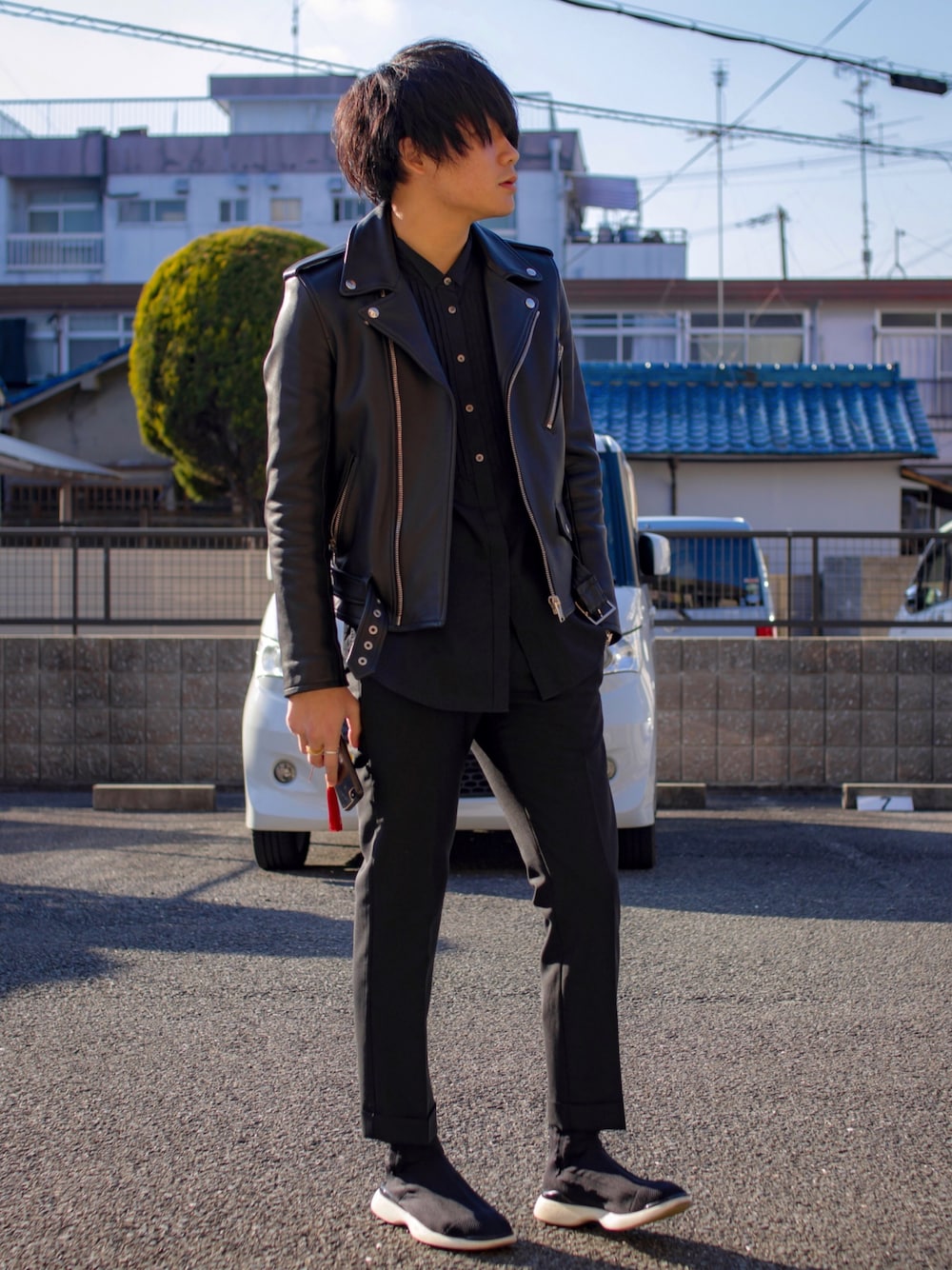 りょーた｜LITHIUM HOMMEのライダースジャケットを使った