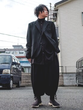 Yohji Yamamoto ロングシャツ Men ラミー リヨセル Iiを使ったメンズ人気ファッションコーディネート Wear