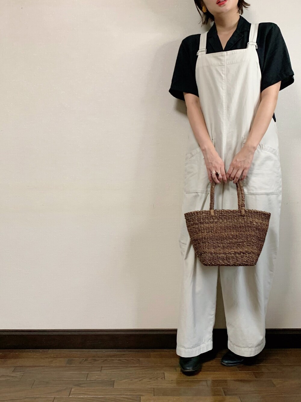 かぐれ（カグレ）の「コットンサロペット（サロペット