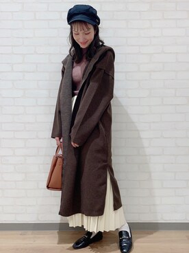 「Right-on（ライトオン）のアイテム（その他アウター）」を使った、lisaaa0111さん（レディース・158cm）の秋コーディネート