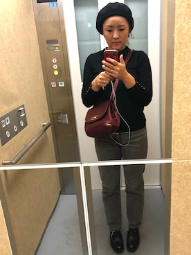 「シンプルおしゃれが好き」｜akiko.iさん（レディース・157cm）の秋コーディネート