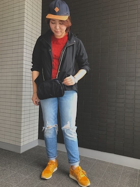 「アイテム（ブルゾン）」を使った、asamiさん（レディース・164cm・30代）の夏コーディネート