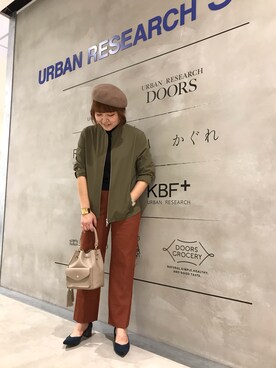 「アイテム（ブルゾン）」を使った、asamiさん（レディース・165cm・30代）の夏コーディネート