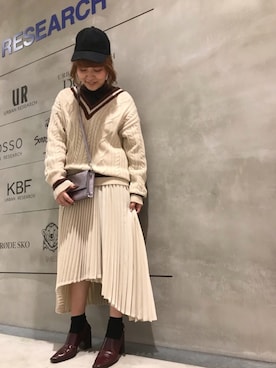 「アイテム（ブーティ）」を使った、asamiさん（レディース・165cm・30代）の秋コーディネート