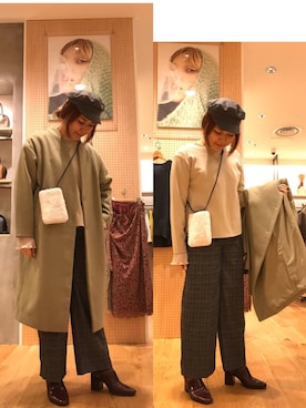 「アイテム（ブーティ）」を使った、asamiさん（レディース・165cm・30代）の秋コーディネート