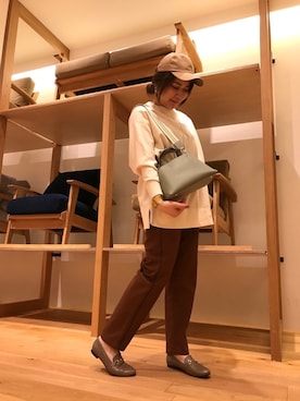 「アイテム（スウェット）」を使った、asamiさん（レディース・165cm・30代）の冬コーディネート