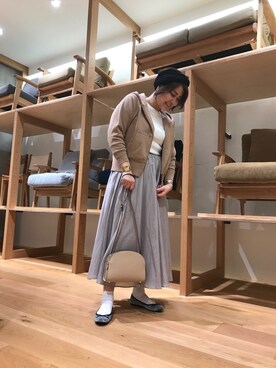 「RODE SKO」｜「アイテム（パーカー）」を使った、asamiさん（レディース・165cm）の冬コーディネート